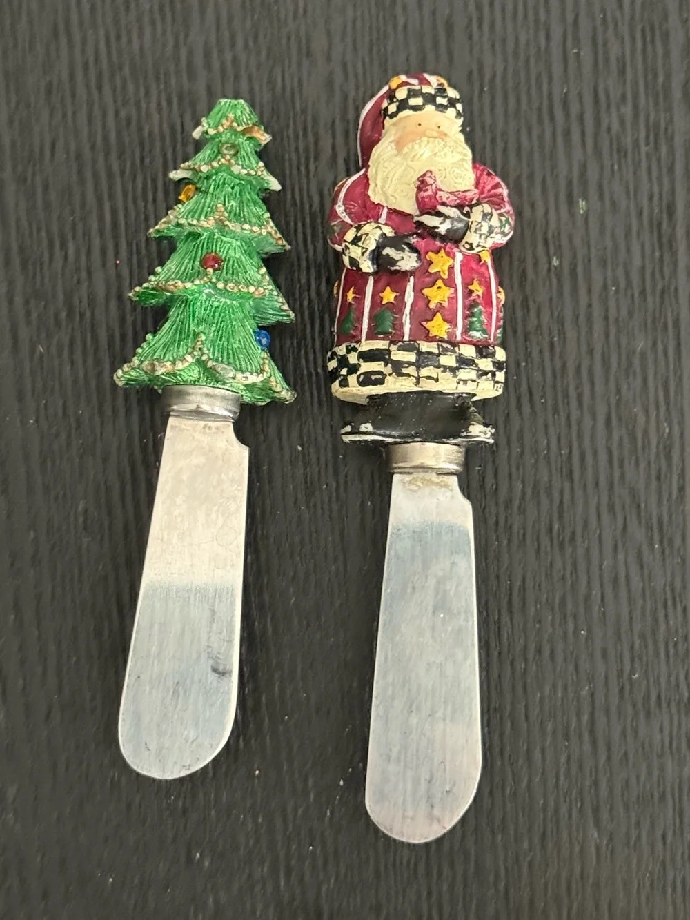 Boston Warehouse 6 Stainless Steel Holiday Spreaders - Silver Finish